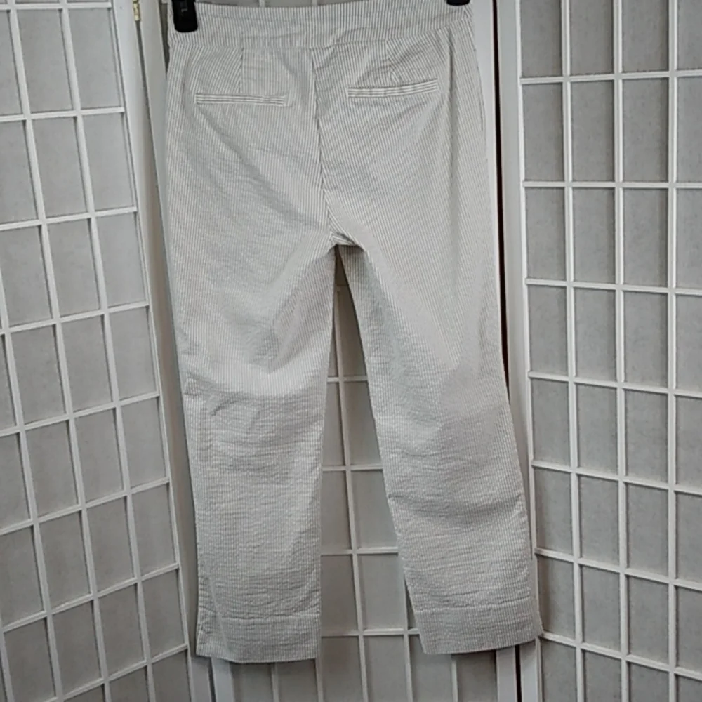 *Hilary Radley Stretch‎ Pants – Women Size S – Grey/White
